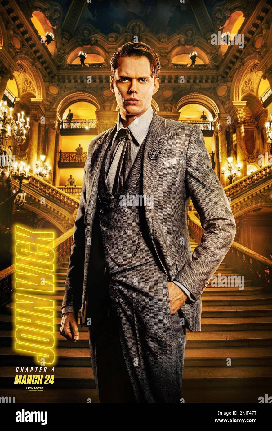 JOHN WICK: CHAPTER 4, US character poster, Bill Skarsgard, 2023. ©  Lionsgate / Courtesy Everett Collection Stock Photo - Alamy