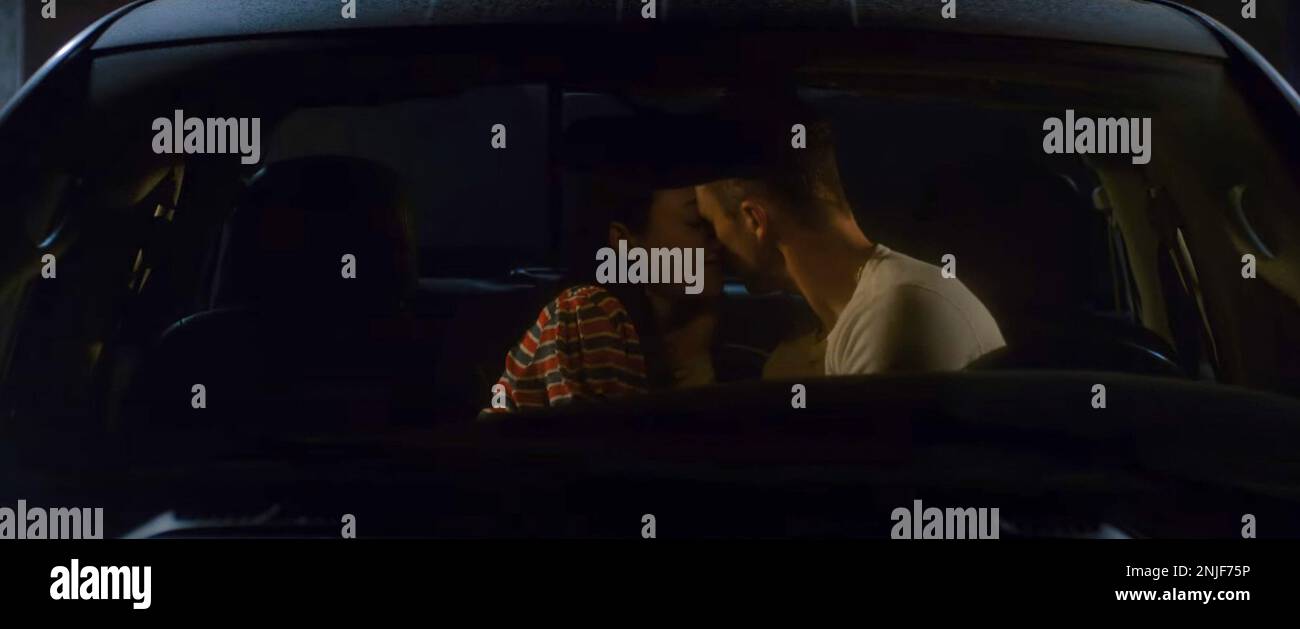 PALM TREES AND POWER LINES, from left Lily McInerny, Jonathan Tucker