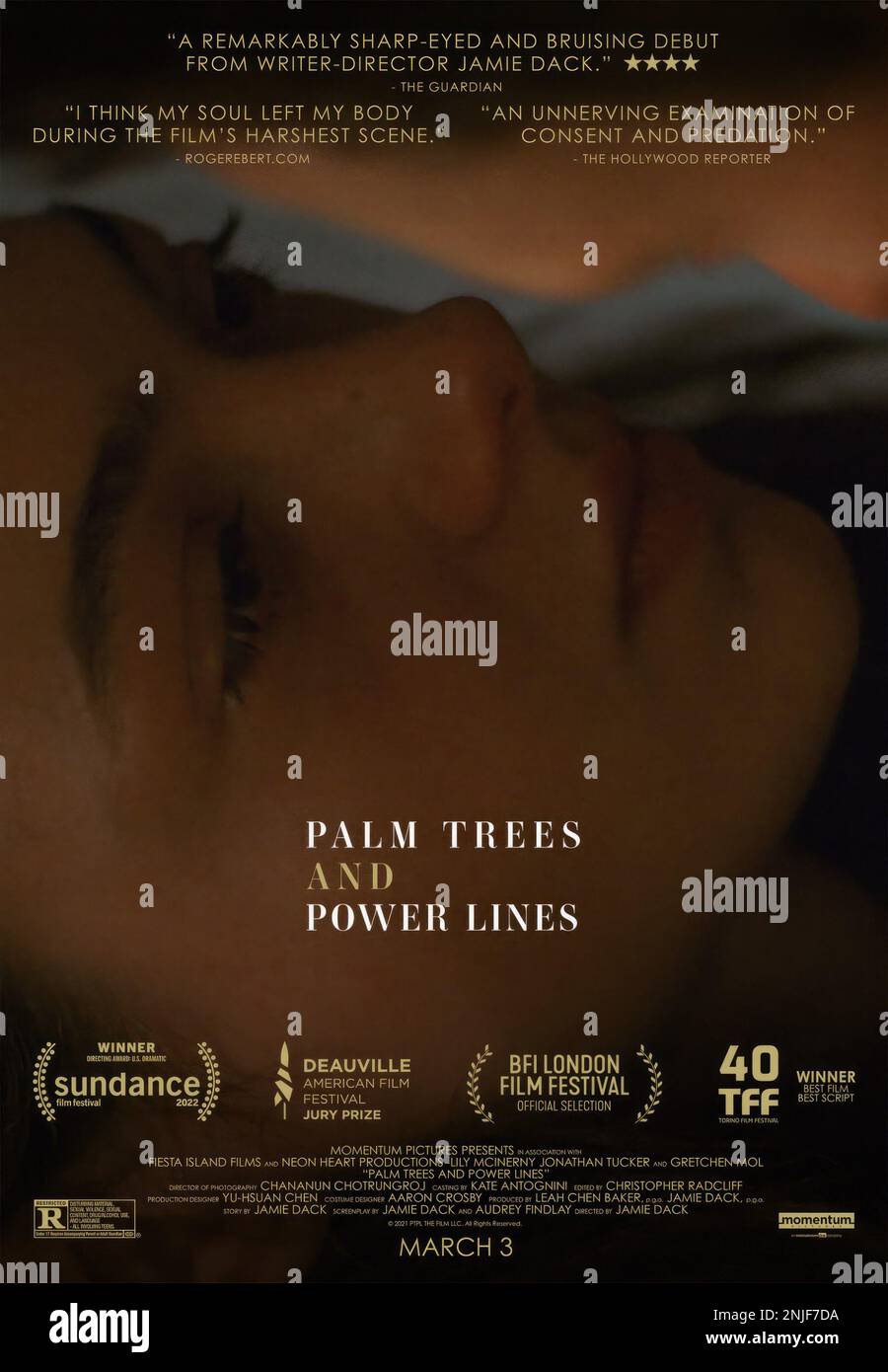 PALM TREES AND POWER LINES, US poster, Lily McInerny, 2022. © Momentum