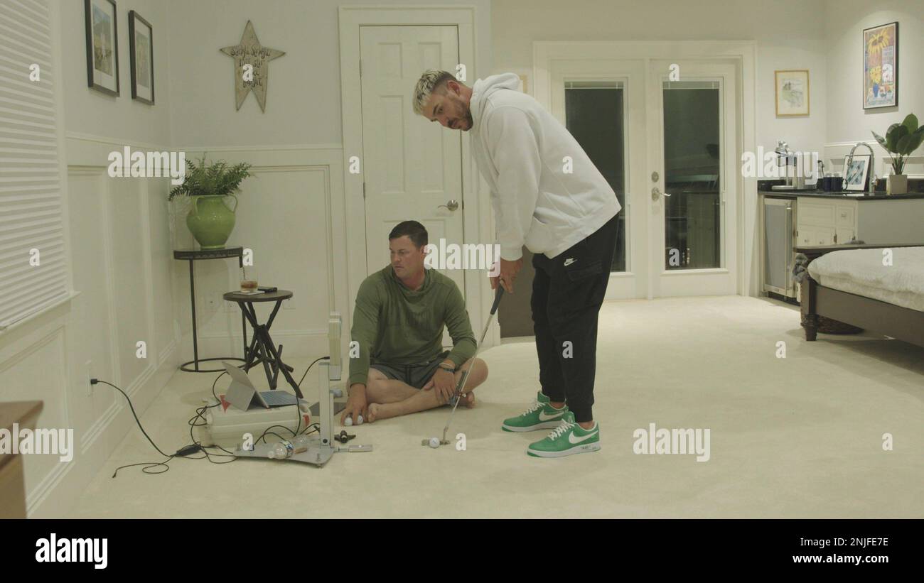 FULL SWING, from left Jeff Pierce, Brooks Koepka, (Season 1, aired Feb