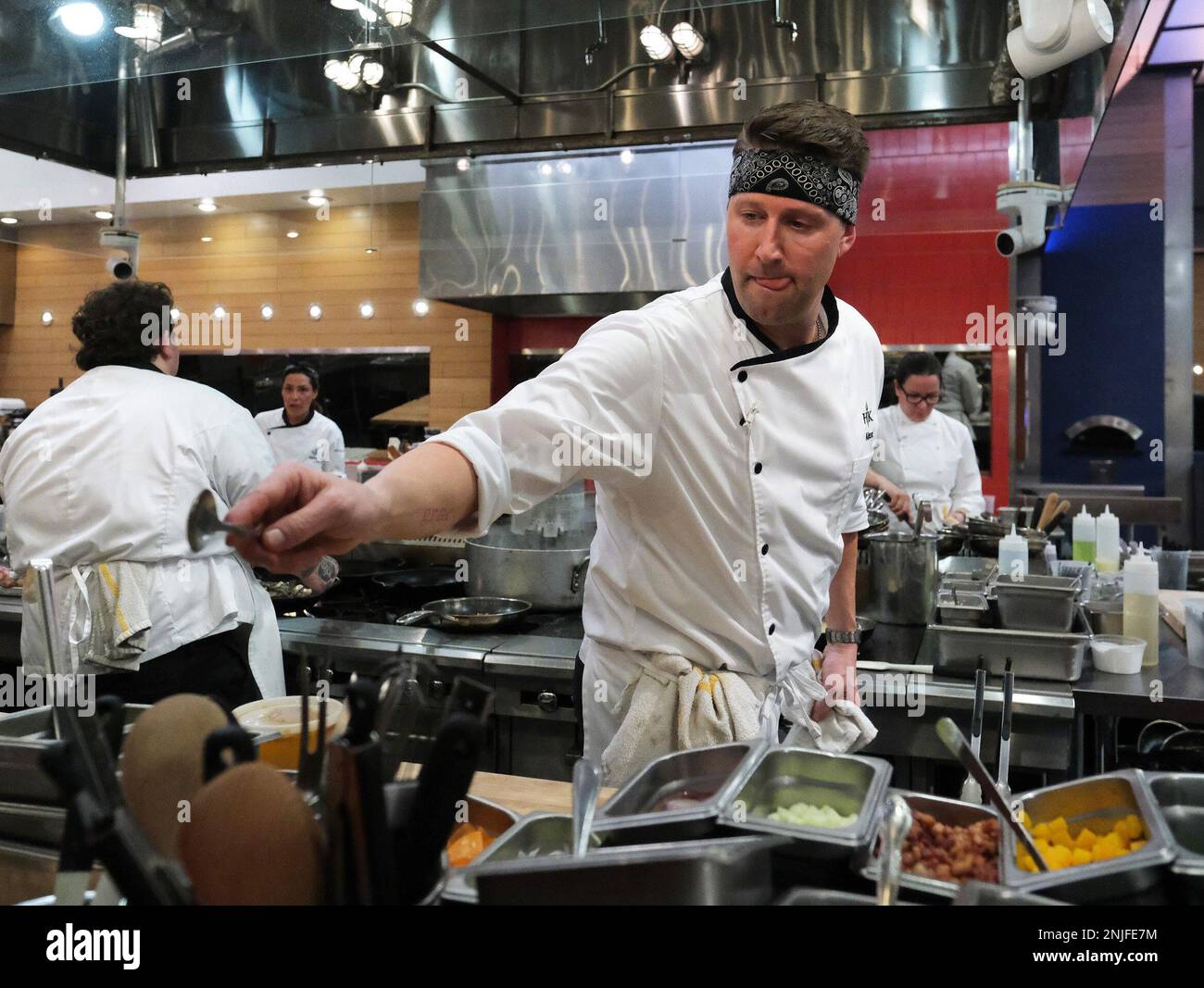 HELL'S KITCHEN, contestant Alex Belew, Lights, Camera, Sabotage