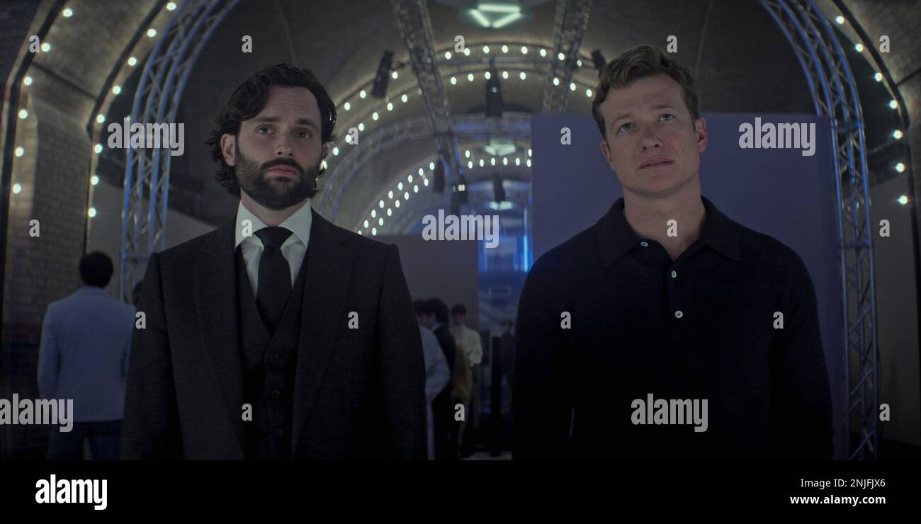 YOU, from left Penn Badgley, Ed Speleers, Portrait of the Artist