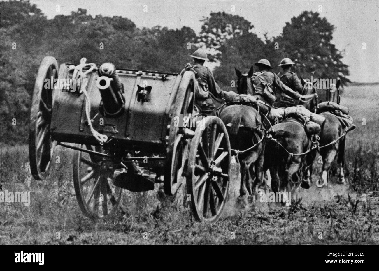 T Battery (Shah Sujah's Troop) Royal Artillery Stock Photo