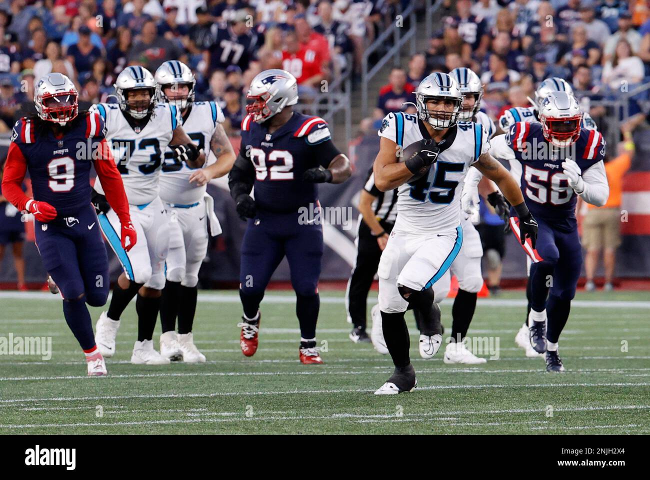 FOXBOROUGH, MA - AUGUST 19: Carolina Panthers tight end Giovanni Ricci ...