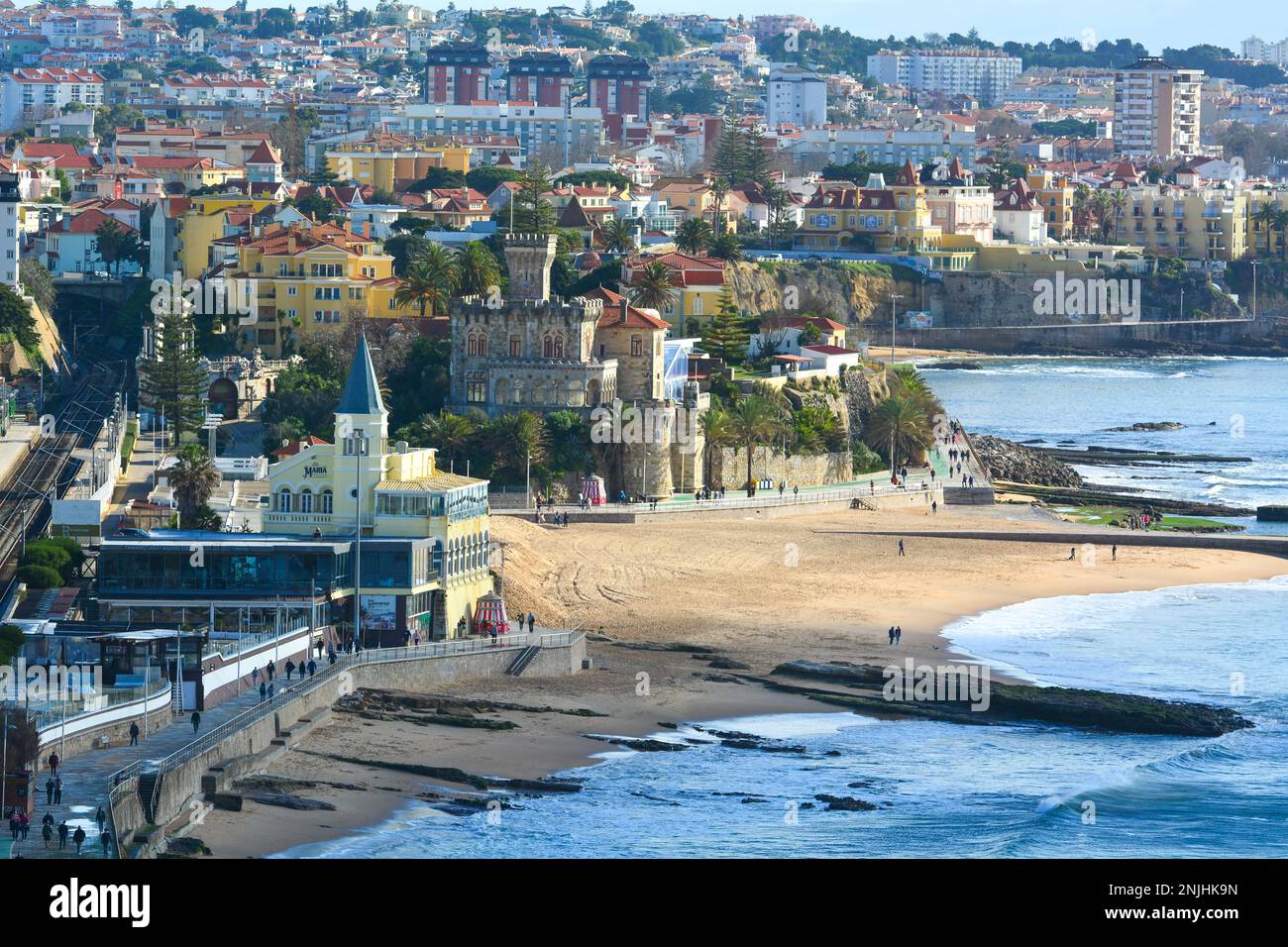 Views of Cascais Estoril Portugal Stock Photo