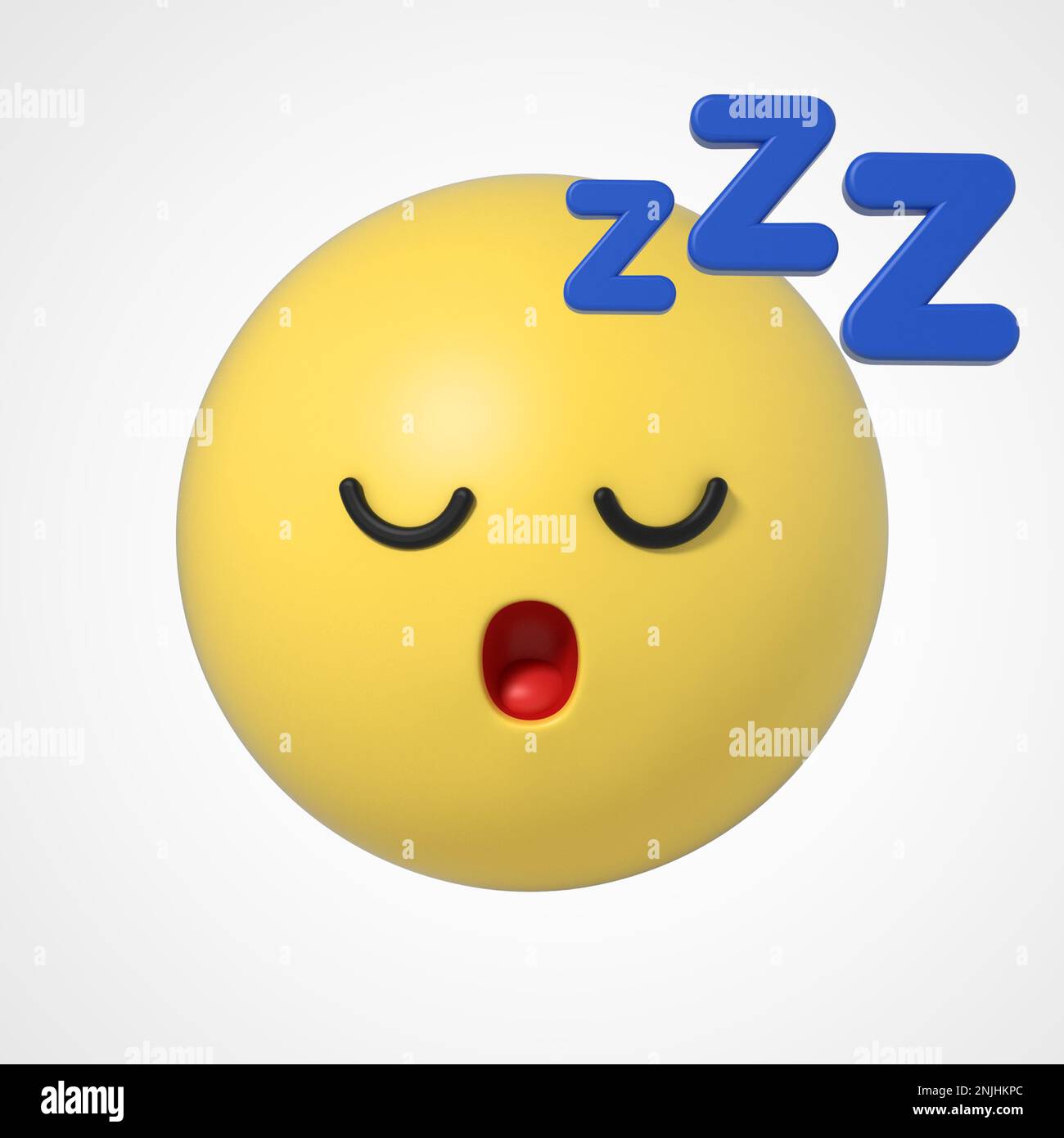 Sleeping emoji hi-res stock photography and images - Alamy