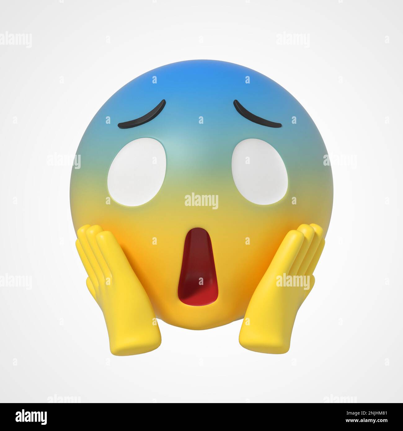 Emoji Face Screaming Fear Shocked Emoticon Holding Head Fearful Emoji Stock  Vector by ©abdlsmd 472762926