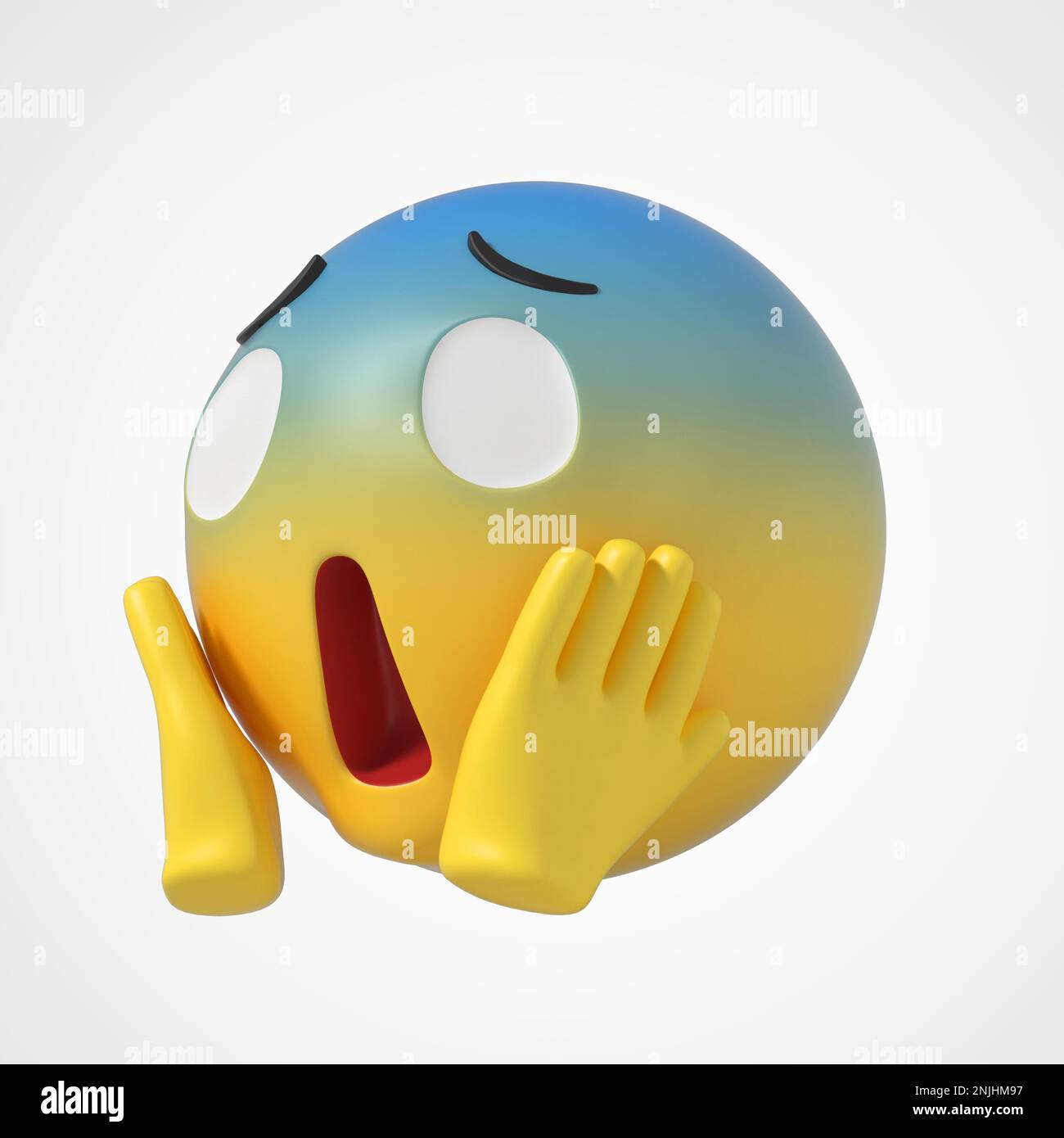 Emoji Face Screaming Fear Shocked Emoticon Holding Head Fearful Emoji Stock  Vector by ©abdlsmd 472762926