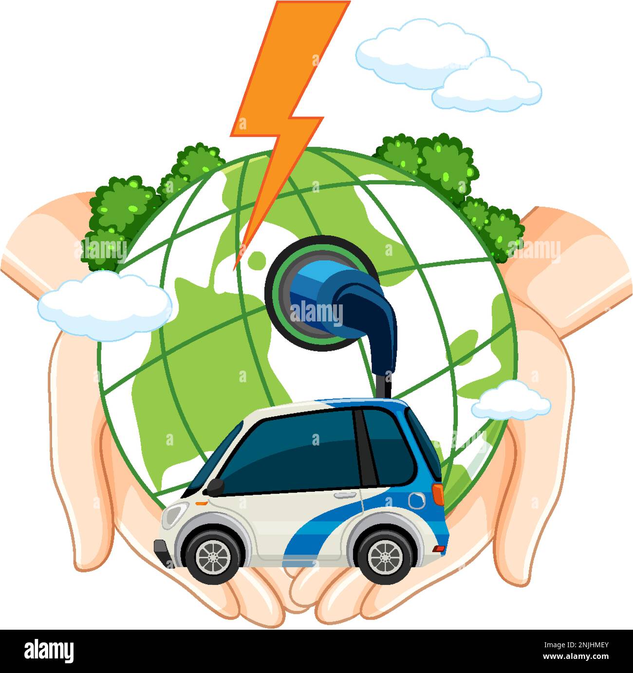 Green energy vector concept illustration Stock Vector Image & Art - Alamy