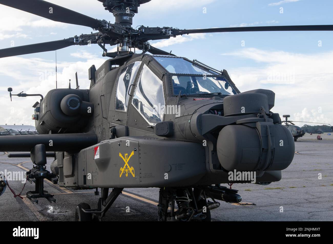 An AH-64 Apache assigned to 3rd Squadron, 17th Cavalry Regiment, 3rd ...