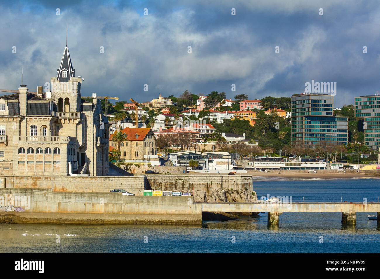 Views of Cascais Estoril Portugal Stock Photo