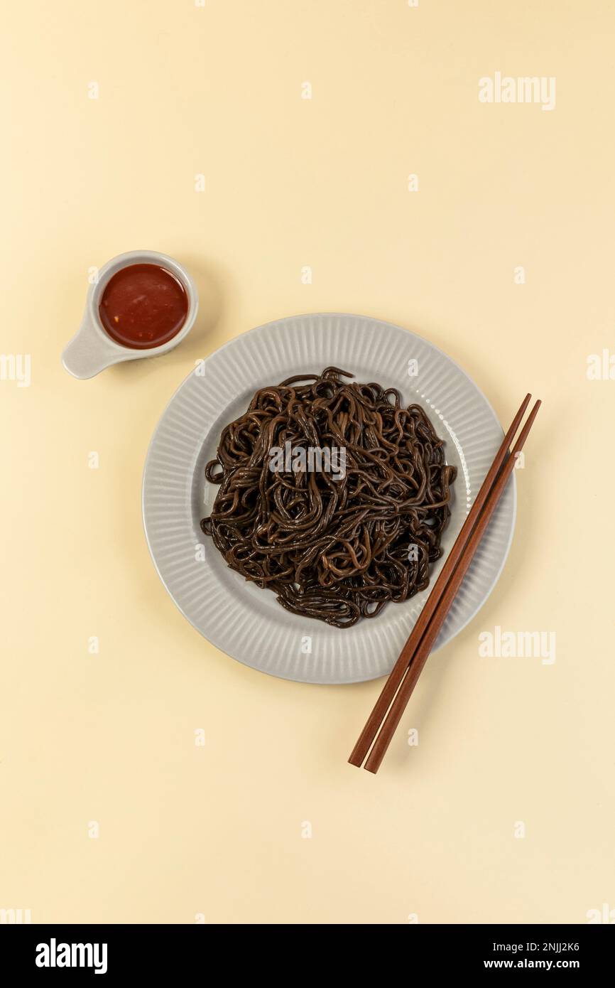 seaweed shirataki, konjac noodles Stock Photo Alamy
