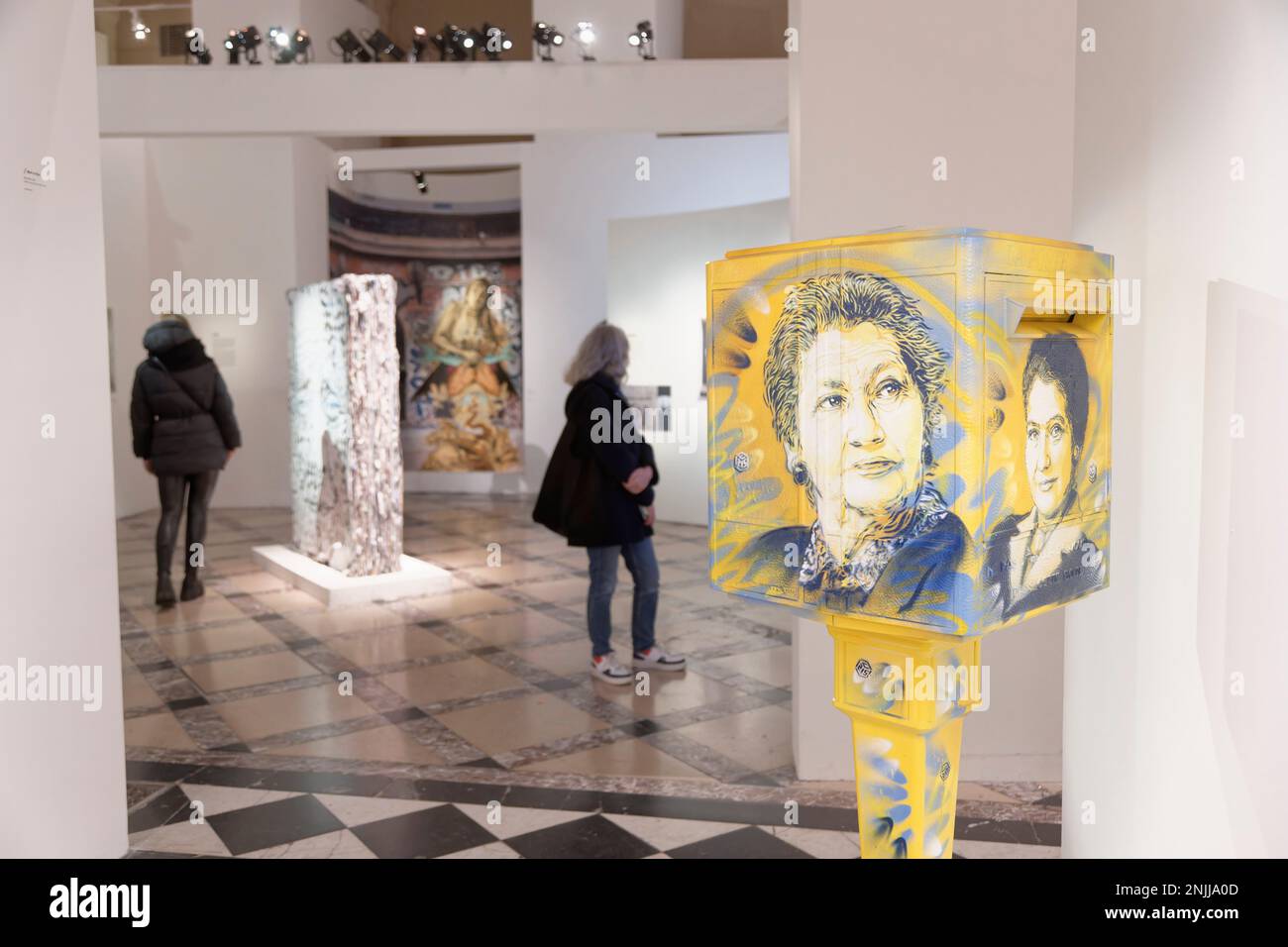 Paris, France. in France. 03th Jan, 2023. Exhibition - CAPITALE(S) - 60