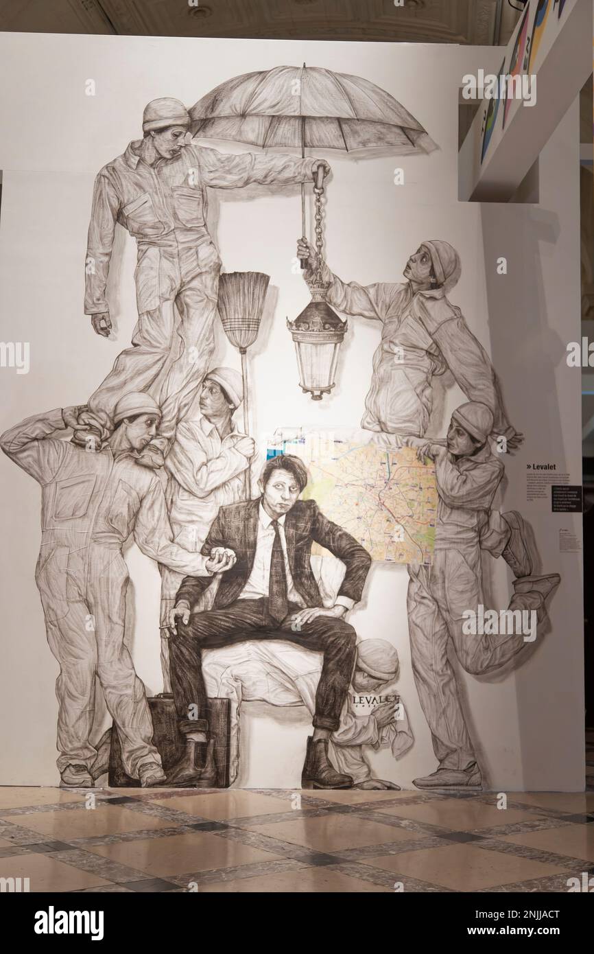 Paris, France. in France. 03th Jan, 2023. Exhibition - CAPITALE(S) - 60