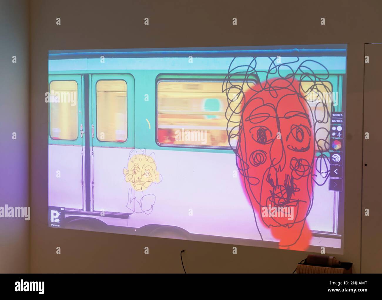 Paris, France. in France. 03th Jan, 2023. Exhibition - CAPITALE(S) - 60