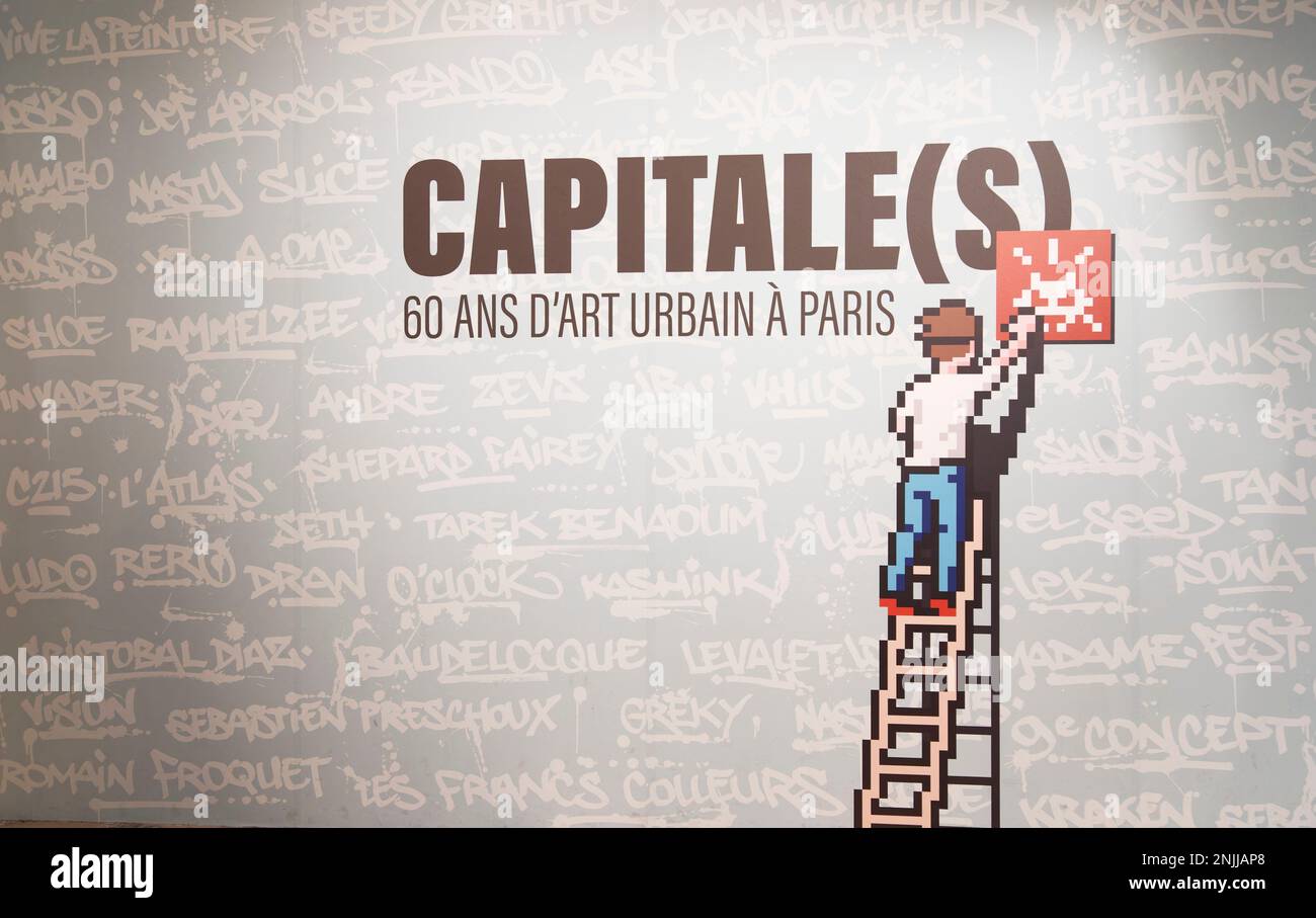 Paris, France. in France. 03th Jan, 2023. Exhibition - CAPITALE(S) - 60