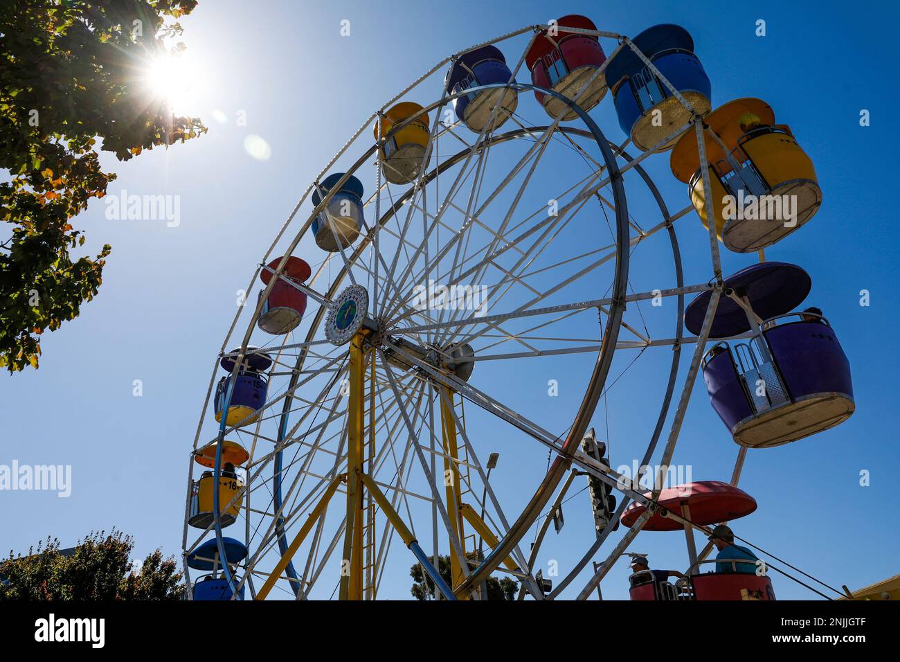 The ferris wheel at the 45th Annual Solano Stroll in Albany, California, on  Sunday, Sept. 8, 2019. (Gabrielle Lurie/San Francisco Chronicle via AP  Stock Photo - Alamy