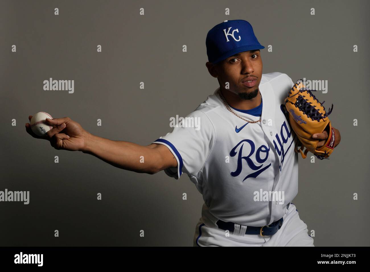 This is a 2023 photo of Jose Cuas of the Kansas City Royals baseball team.  This image reflects the Kansas City Royals active roster as of Wednesday,  Feb. 22, 2023, when this