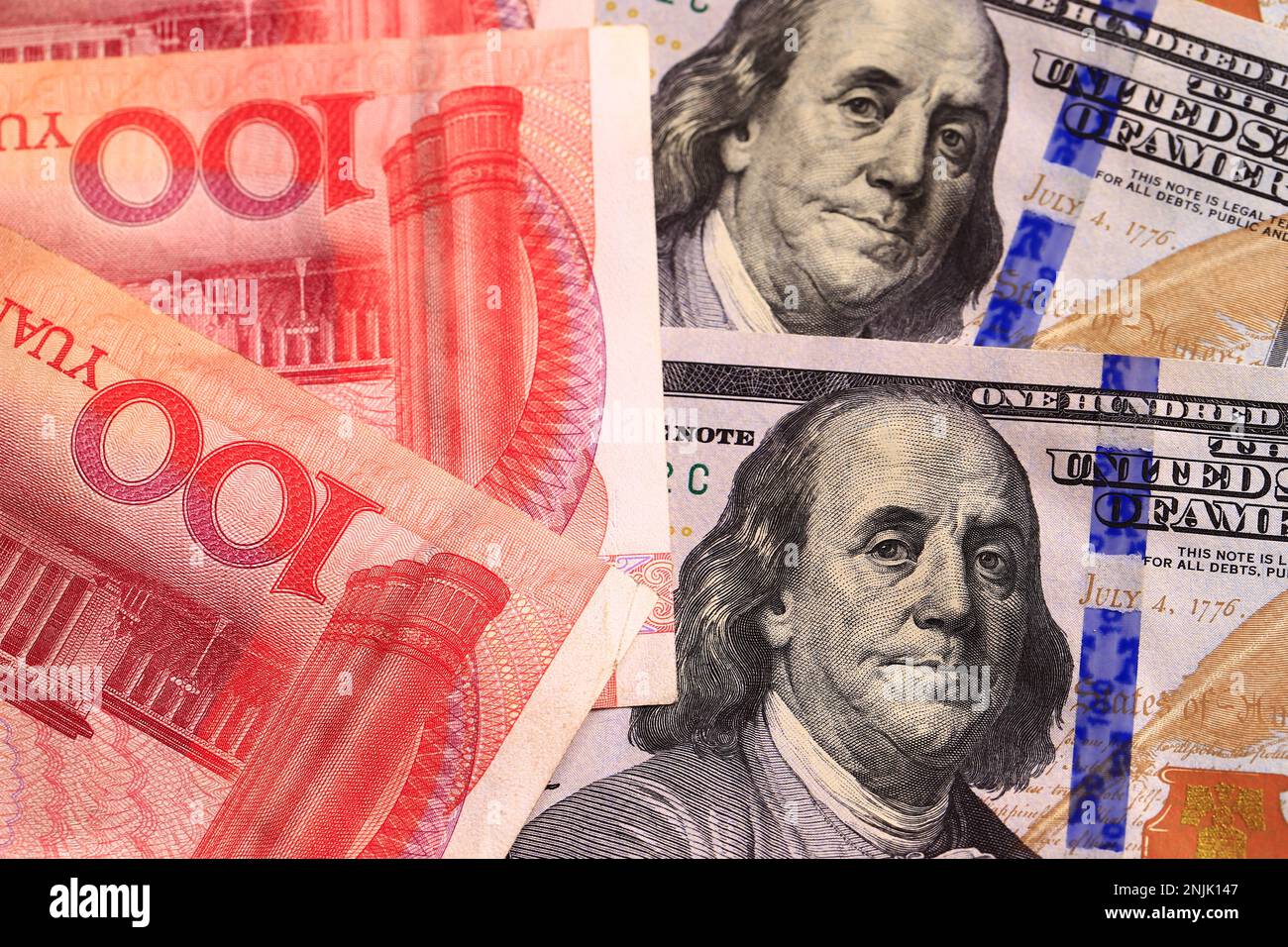 American dollar vs american flag hi-res stock photography and images ...