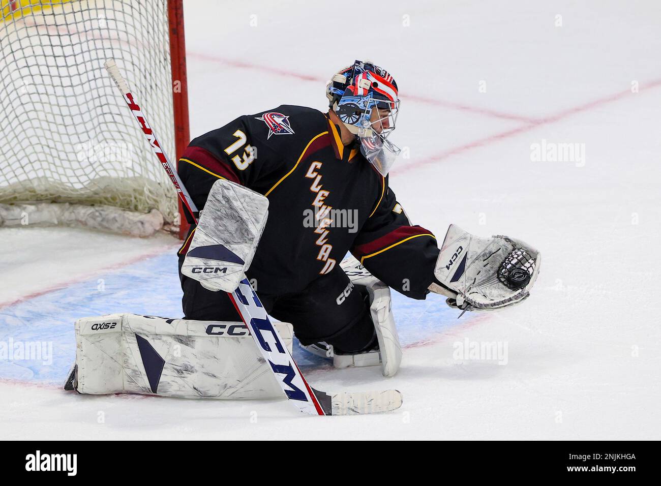 Utica Comets Goaltender Nico Daws 50 Editorial Stock Photo - Stock Image