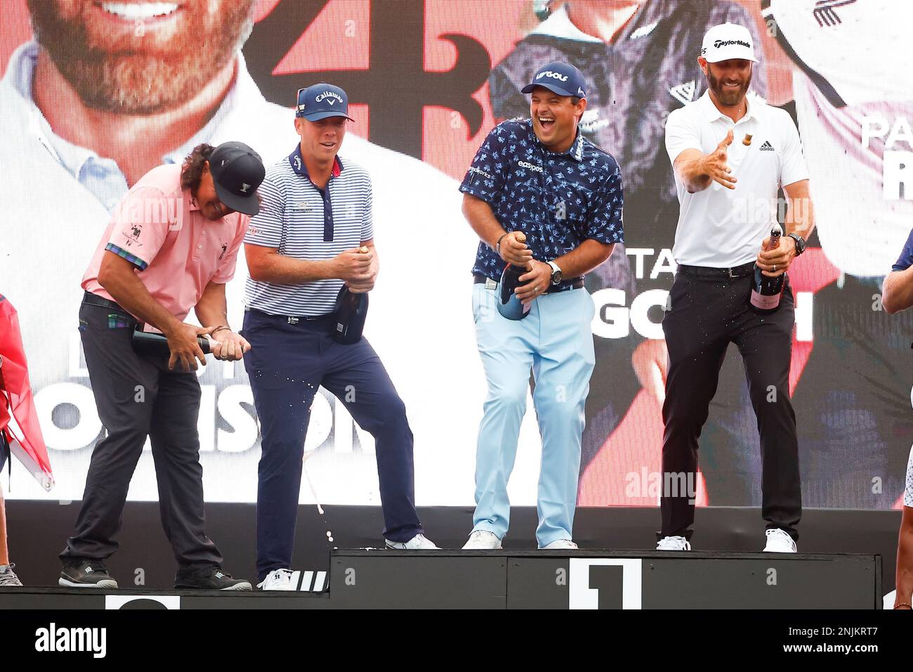 BEDMINSTER, NJ JULY 31 The 4 Aces Team of Pat Perez, Talor Gooch