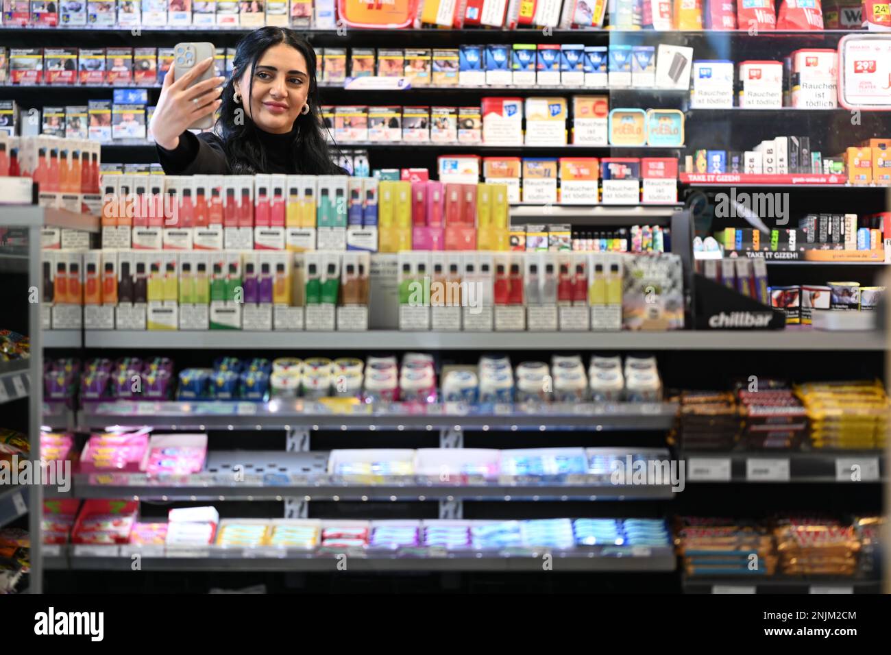 Oldenburg, Germany. 22nd Feb, 2023. Esra Cayir, who has 1.8 million