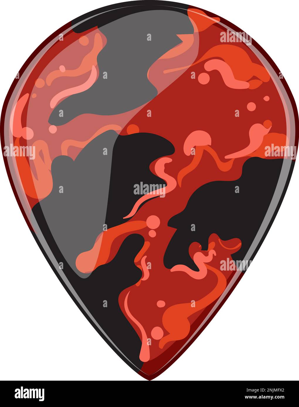 Cartoon shop guitar picks