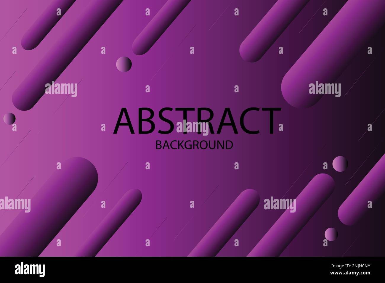 Purple Minimal geometric background. Dynamic shapes composition. Stock Vector