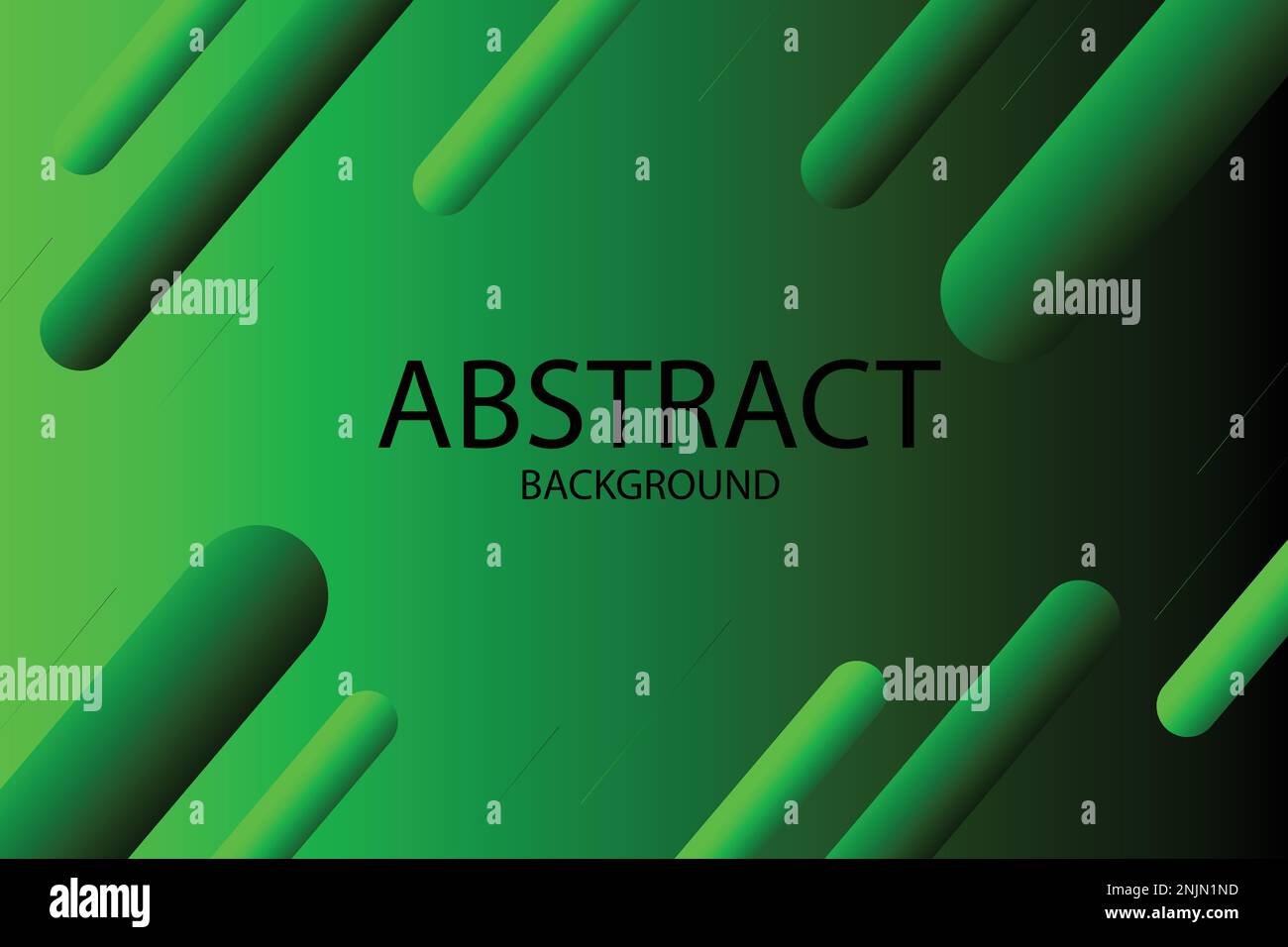 green color geometric background. Dynamic shapes composition. Stock Vector