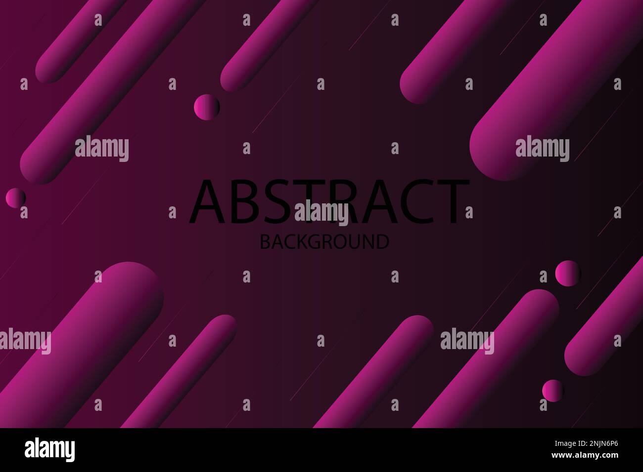 Purple Minimal geometric background. Dynamic shapes composition. Stock Vector