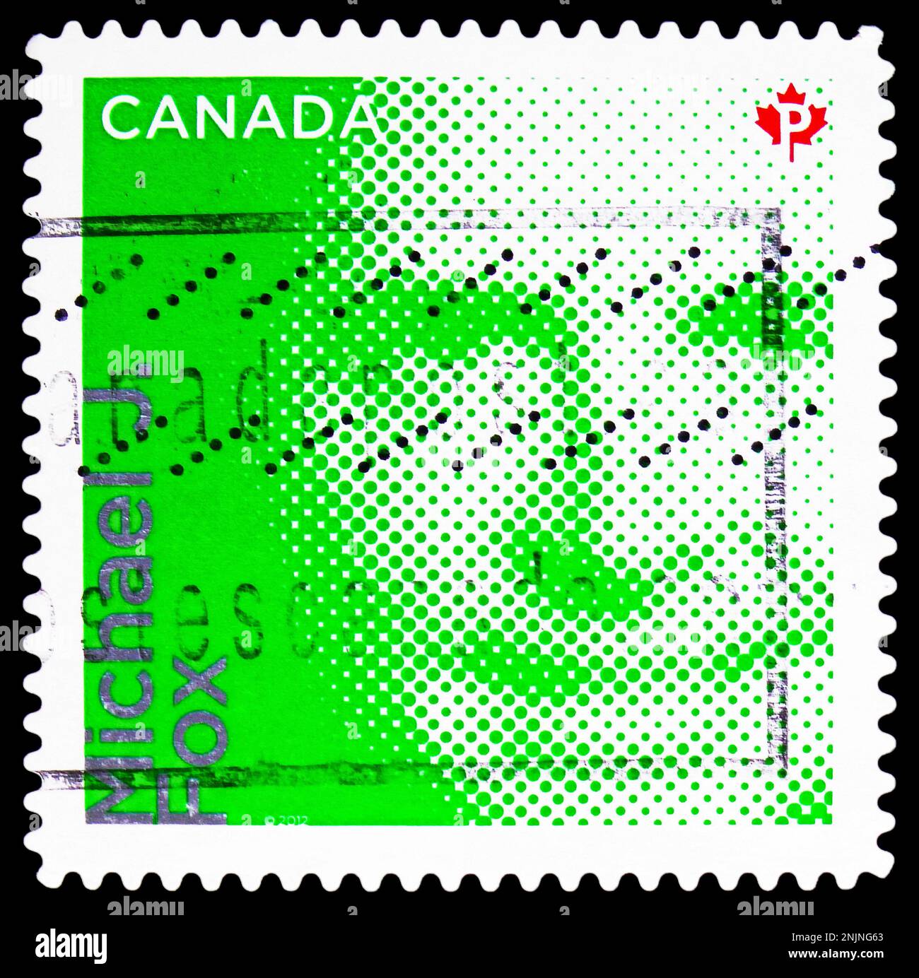 MOSCOW, RUSSIA - FEBRUARY 15, 2023: Postage stamp printed in Canada