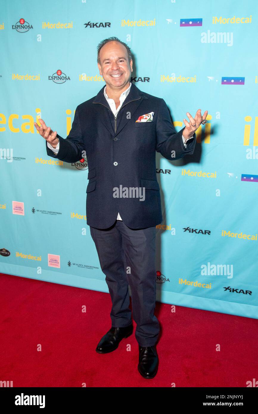 New York, United States. 22nd Feb, 2023. Marvin Samel attends the 'iMordecai' New York Screening at JCC Manhattan in New York City. Credit: SOPA Images Limited/Alamy Live News Stock Photo