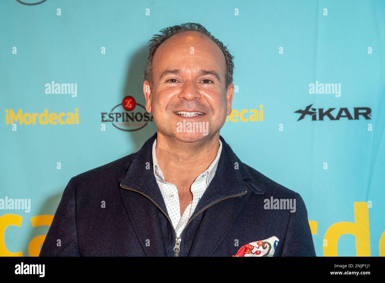 New York, United States. 22nd Feb, 2023. Marvin Samel attends the 'iMordecai' New York Screening at JCC Manhattan in New York City. (Photo by Ron Adar/SOPA Images/Sipa USA) Credit: Sipa USA/Alamy Live News Stock Photo
