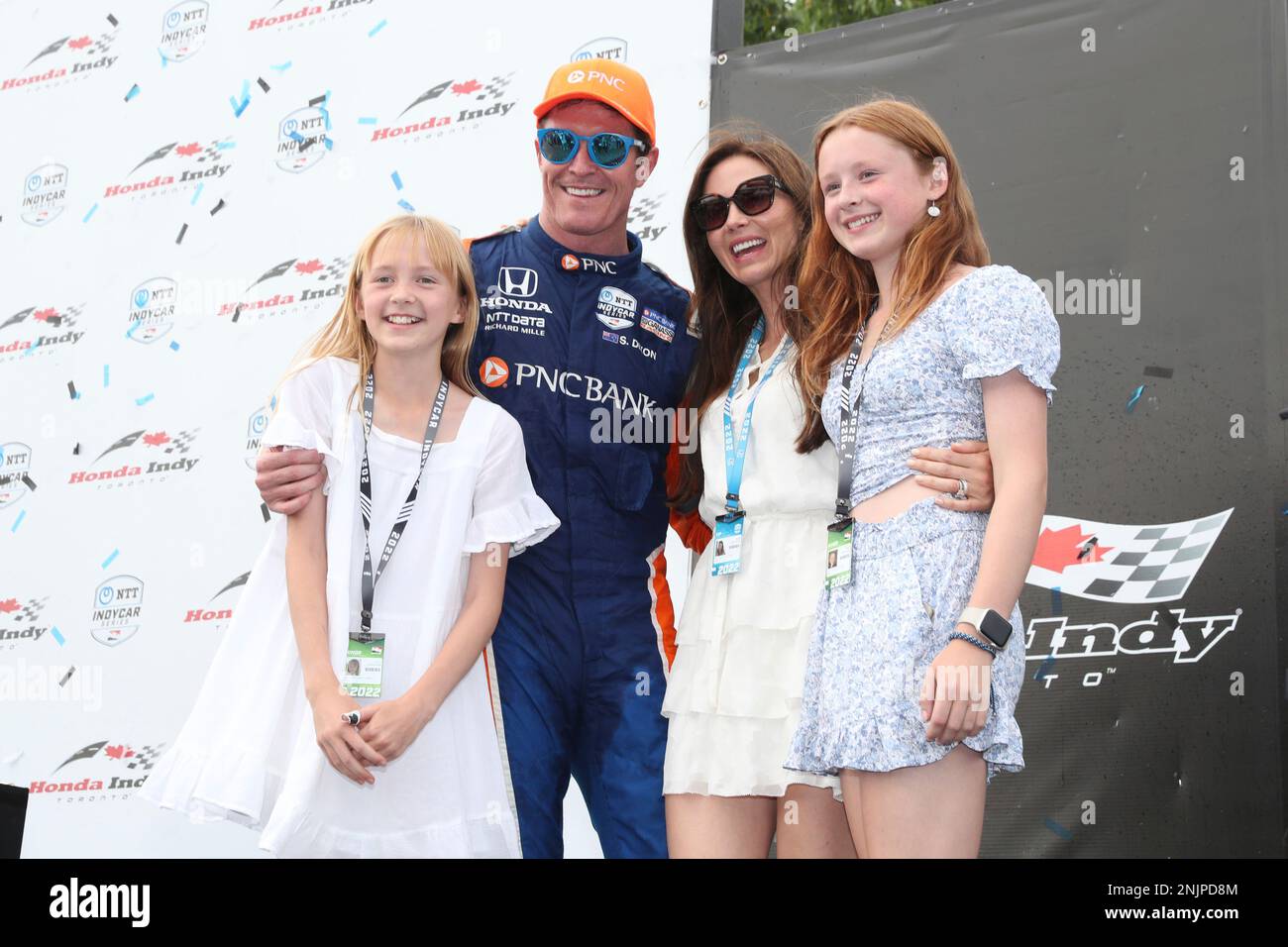 TORONTO, ON JULY 17 NTT IndyCar driver and winner Scott Dixon poses(02)