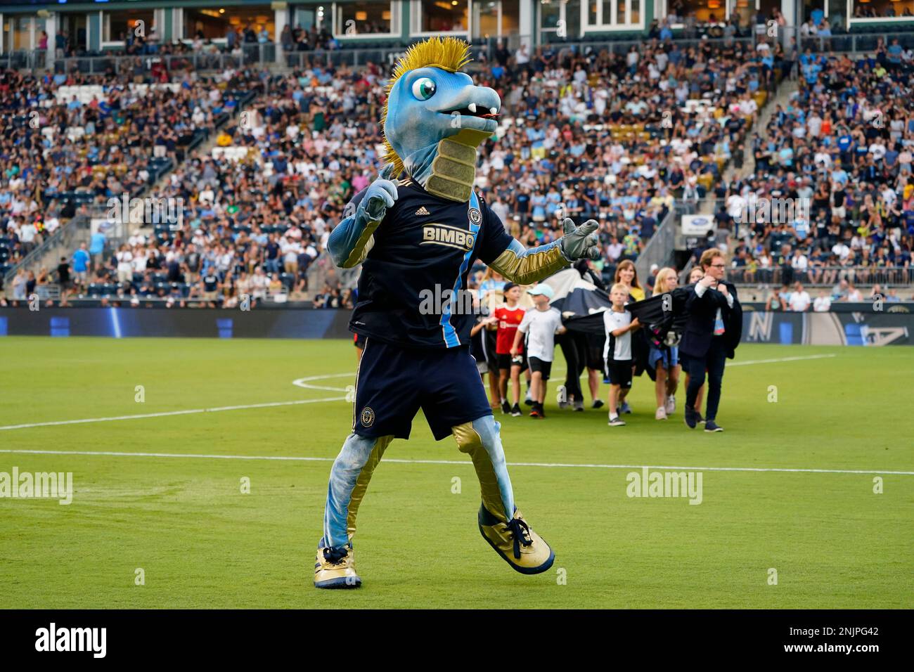 The Philadelphia's unveil Phang, the soccer team's first mascot