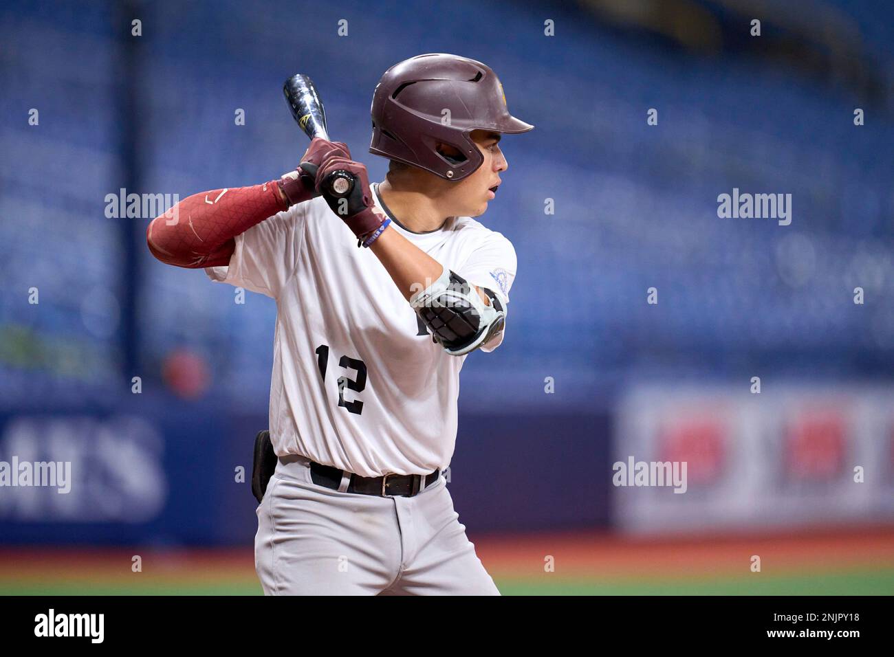 Demetrio Crisantes (12) of Nogales High School in Rio Rico, Arizona