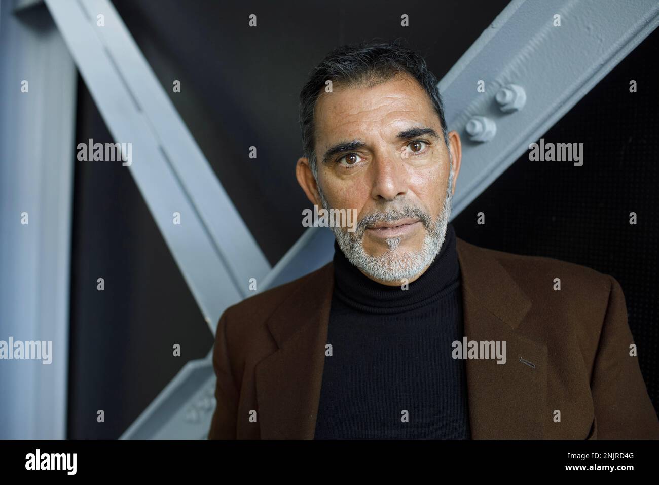 Portrait of Victor del Arbol 11/12/2022 ©Basso Cannarsa/opale.photo Stock Photo