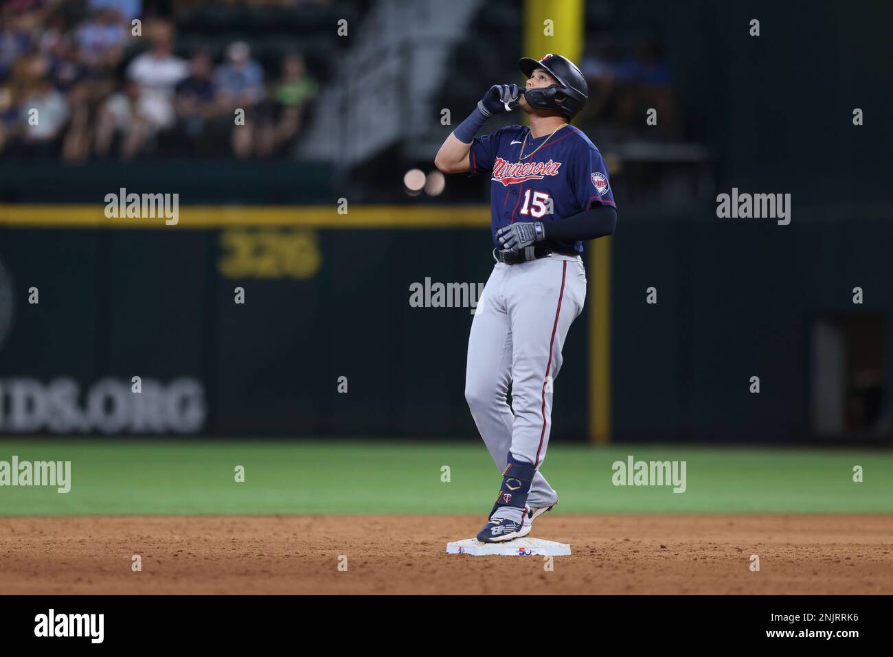 ARLINGTON, TX - JULY 09: Minnesota Twins relief pitcher Jhoan Duran (59)  pitches in the game between the Texas Rangers and the Minnesota Twins on  July 9, 2022 at Globe Life Field