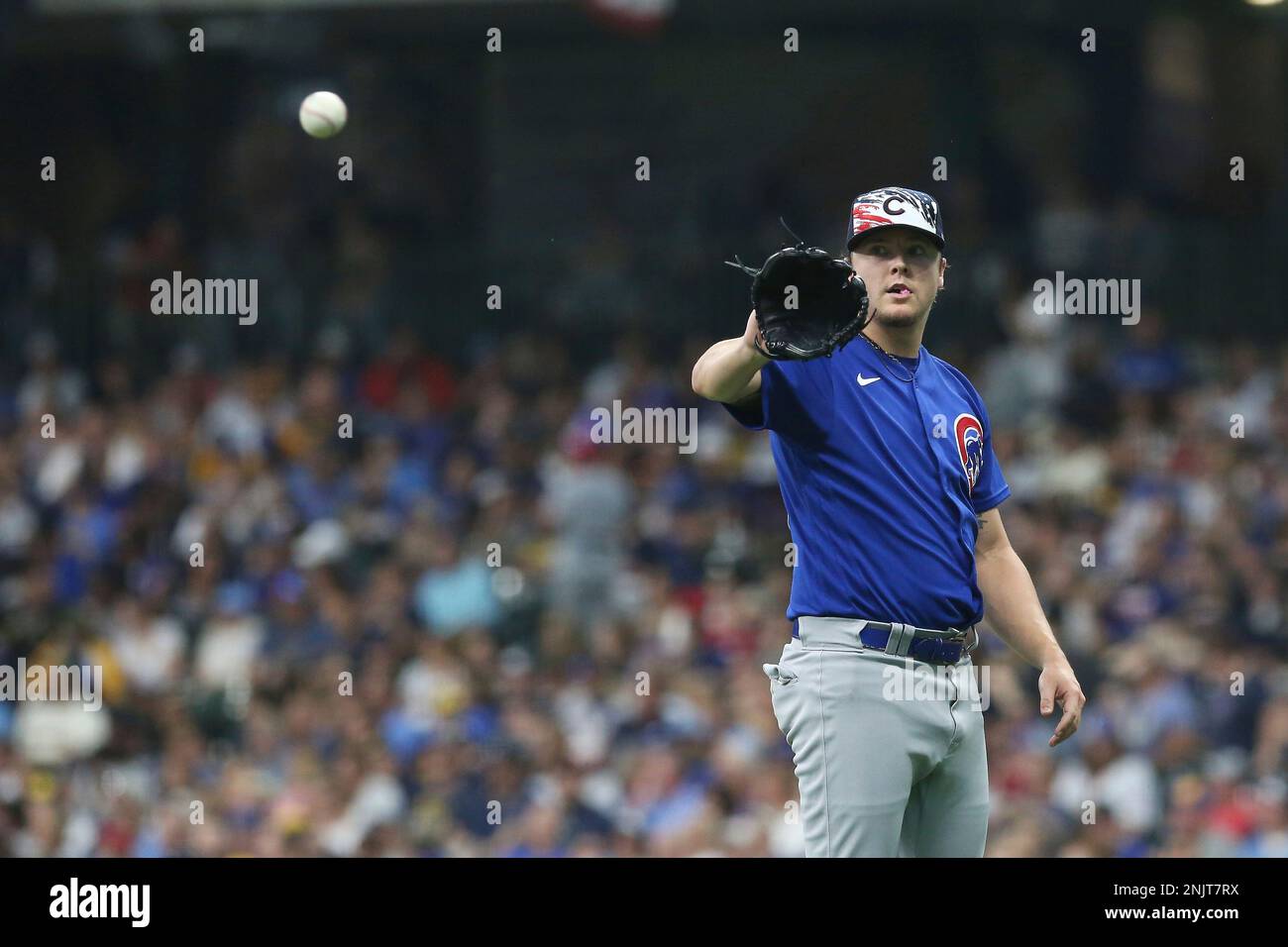 MILWAUKEE, WI - JULY 04: Chicago Cubs starting pitcher Justin