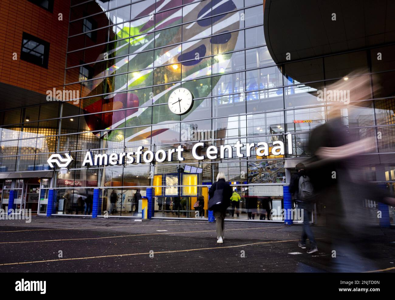 AMERSFOORT - Exterior of NS Station Amersfoort. Today, the Dutch Railways present the annual figures for 2022. ANP REMKO DE WAAL netherlands out - belgium out Stock Photo