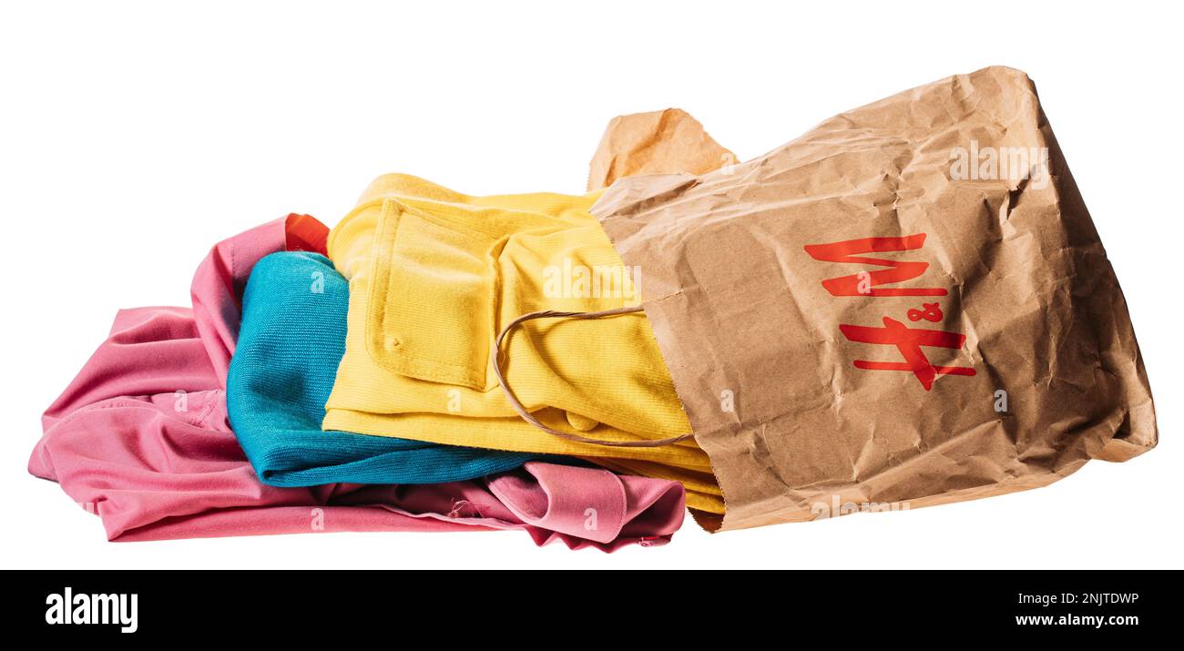 H and m bag of clothes hotsell
