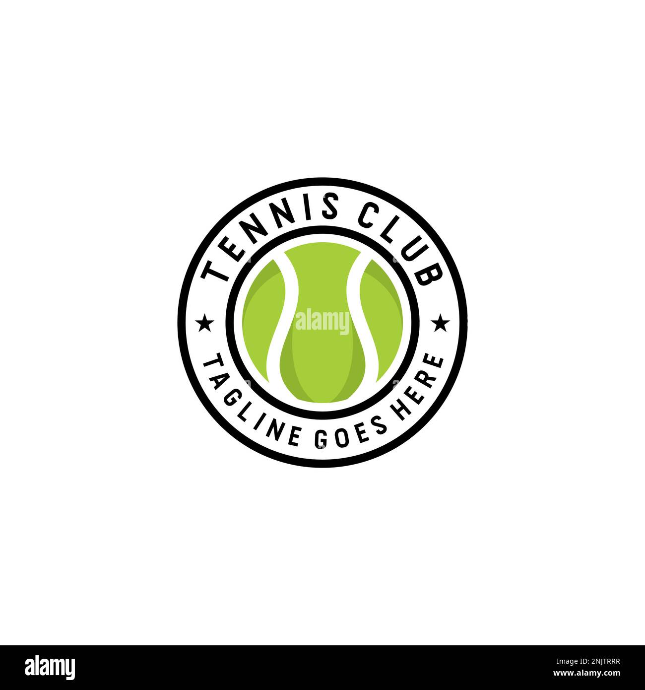 Tennis logo icon design, sport badge template. Vector illustration