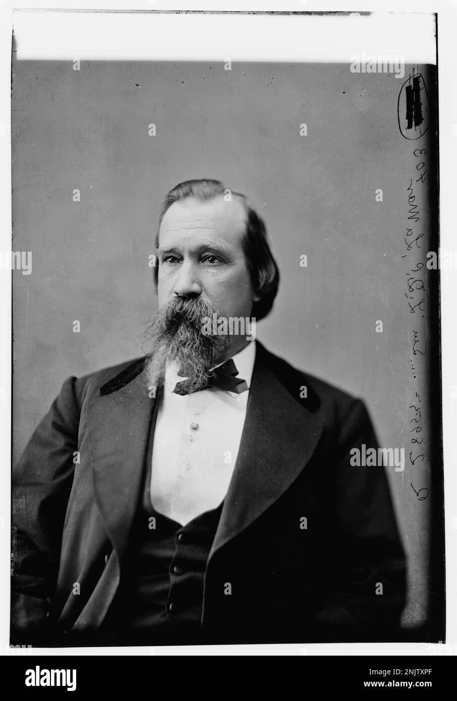Hon. Lucius Quintus Cincinnatus Lamar of Mississippi, Colonel of 18th Miss. Inf. C.S.A. Sect'y of Interior in Cleveland's Cabinet, Supreme Court Judge Stock Photo