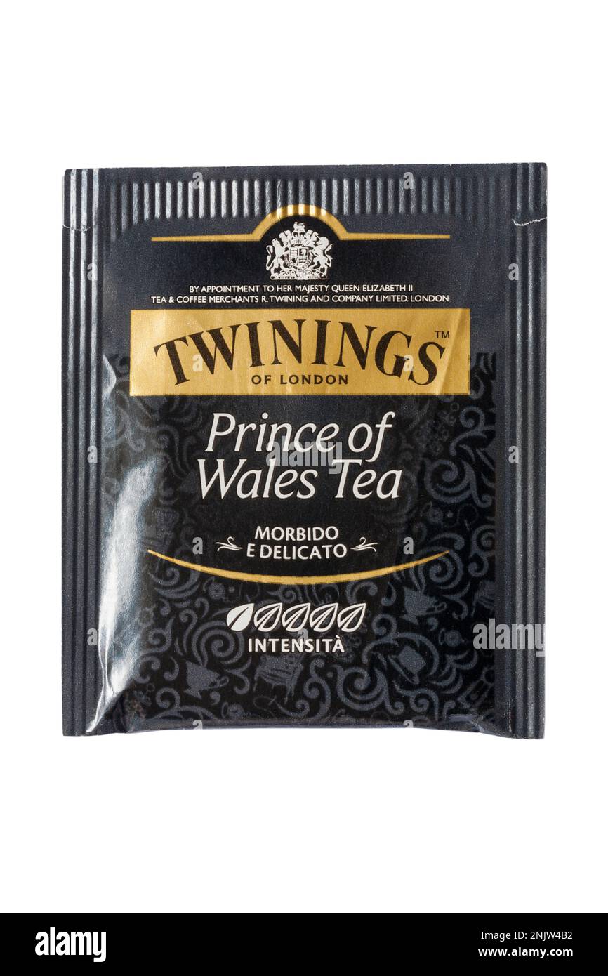 Twinings prince of wales tea bag hires stock photography and images