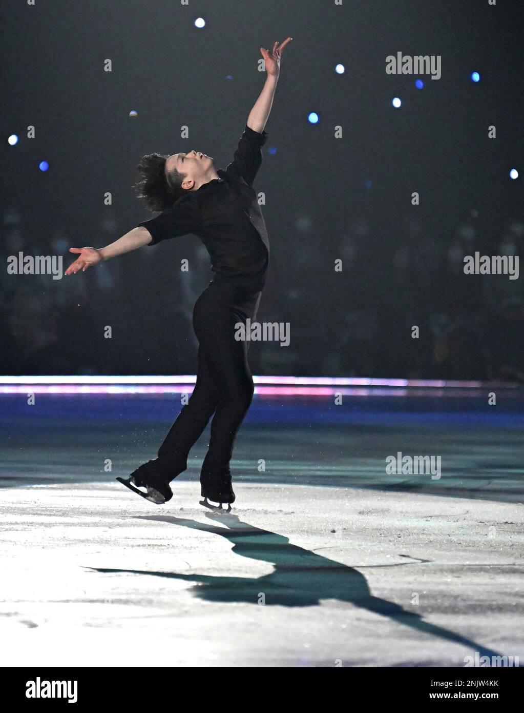 Yuma Kagiyama. performs during the Dream on Ice 2022 at KOSÉ Shin