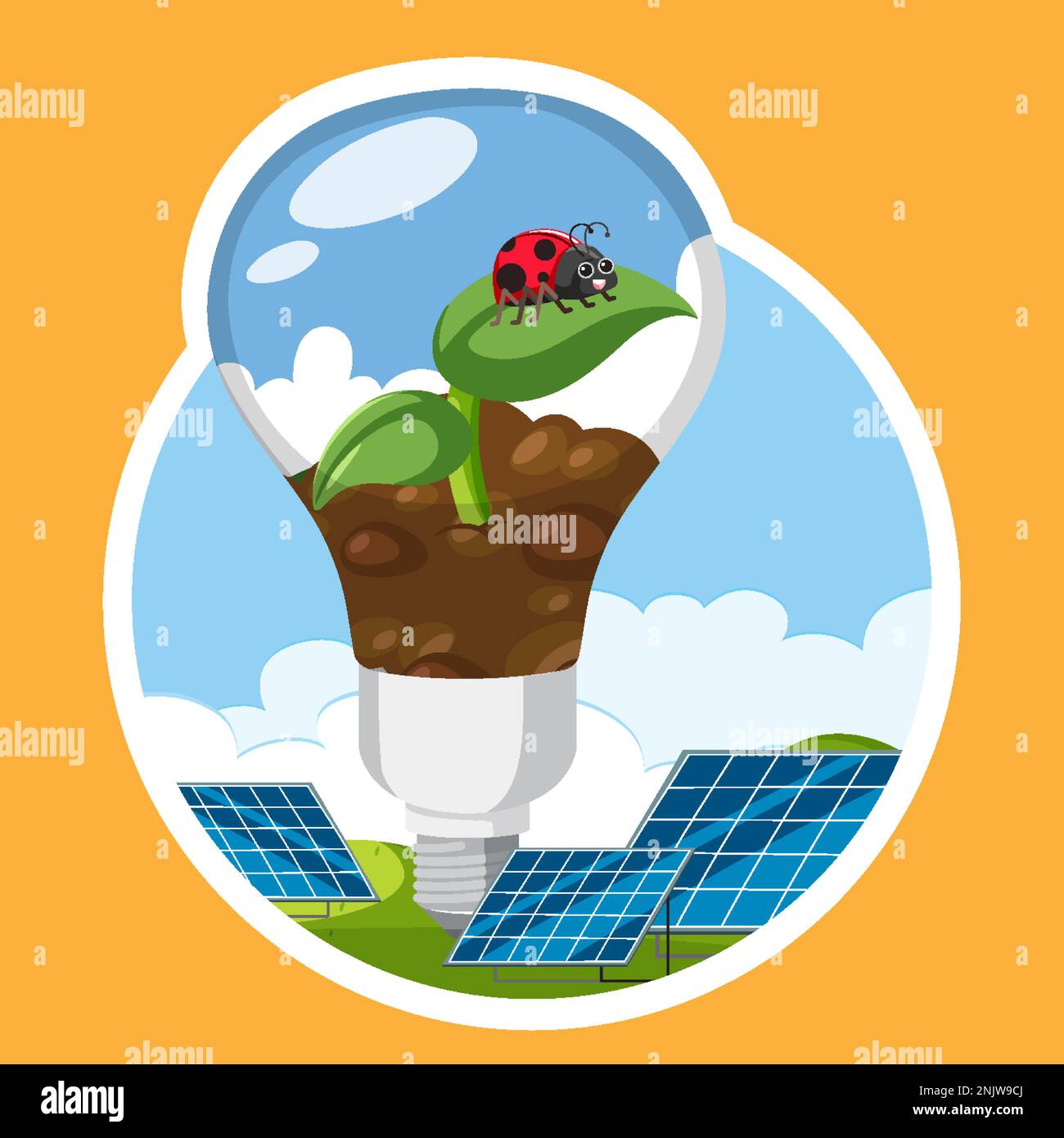 Green energy vector concept illustration Stock Vector Image & Art - Alamy