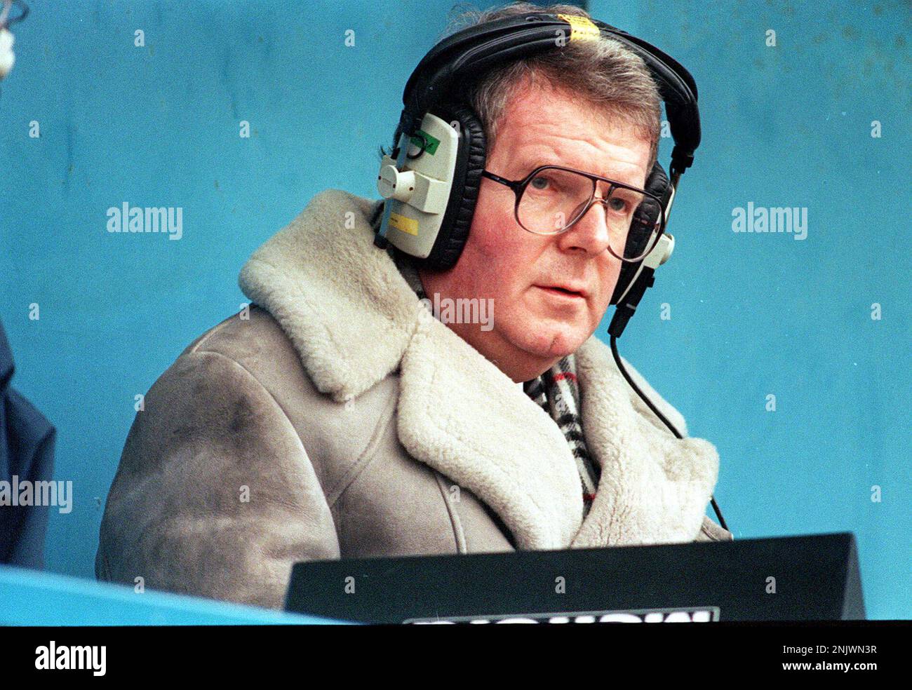Motson Bbc commentator john motson hi-res stock photography and images - Alamy