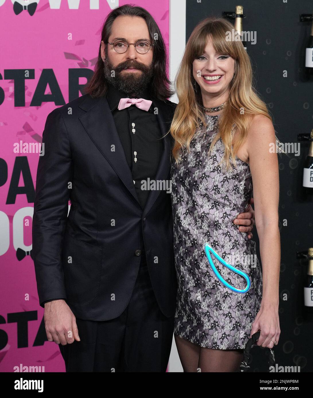 Westwood, CA, February 22, 2023. (LR) Martin Starr and Alex Gehring at
