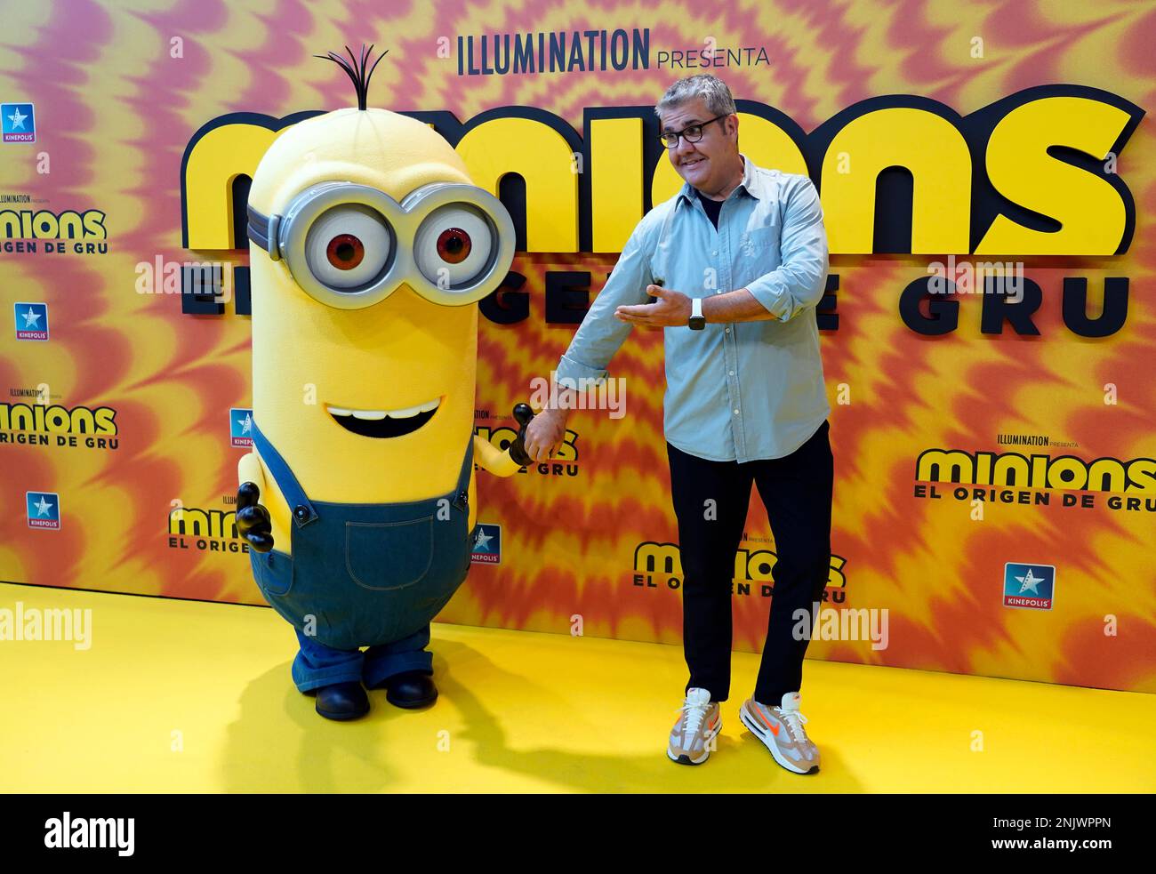 Florentino Fernández attends the premiere of the new movie of the Minions  saga, which comes to theaters with 'El origen de Gru', on June 27, 2022, in  Madrid (Spain). CINEMA;MOVIE;PHOTOCALL;PEOPLE Ángel Díaz