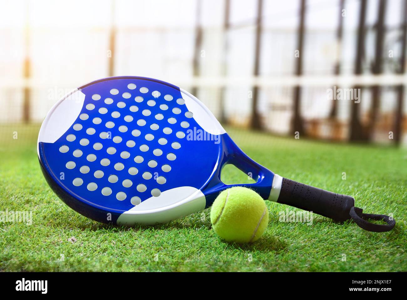 Padel court hi-res stock photography and images